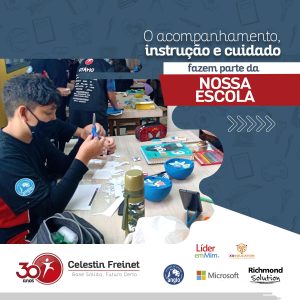 O acompanhamento, instrução e cuidado fazem parte da nossa escola