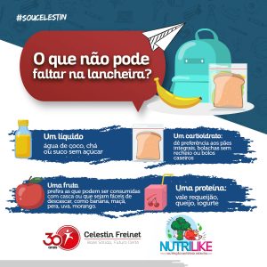 O QUE NÃO PODE FALTA NA LANCHEIRA