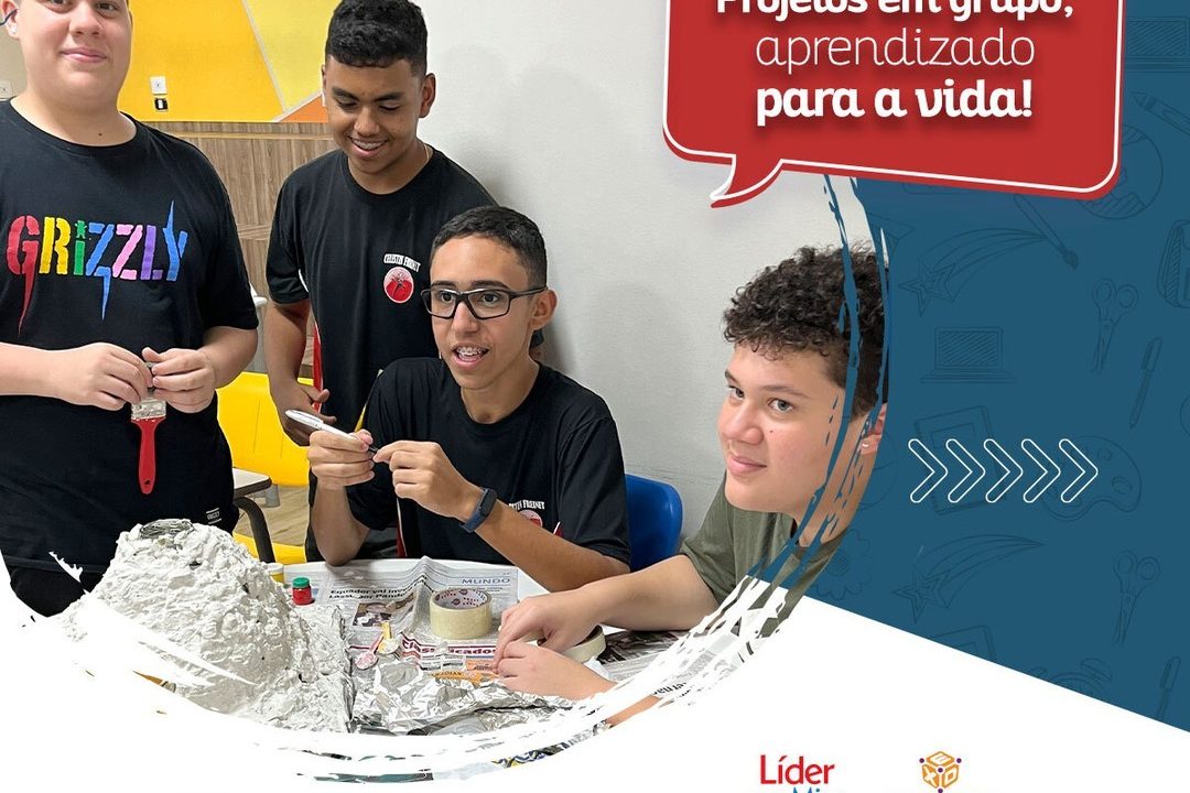 Projetos em grupo, aprendizado para a vida
