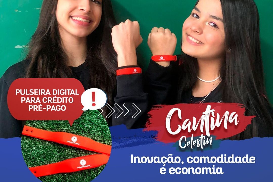 Cantina da Escola Celestin Freinet: inovação, comodidade e economia com pulseira digital para crédito pré-pago