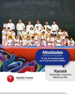 Atividades-extracurriculares-Karate-do-2-ano-do-Fundamental-ao-3-ano-do-Ensino-Medio-escola-particular-na-praia-grande-sp-escola-celestin-freinet