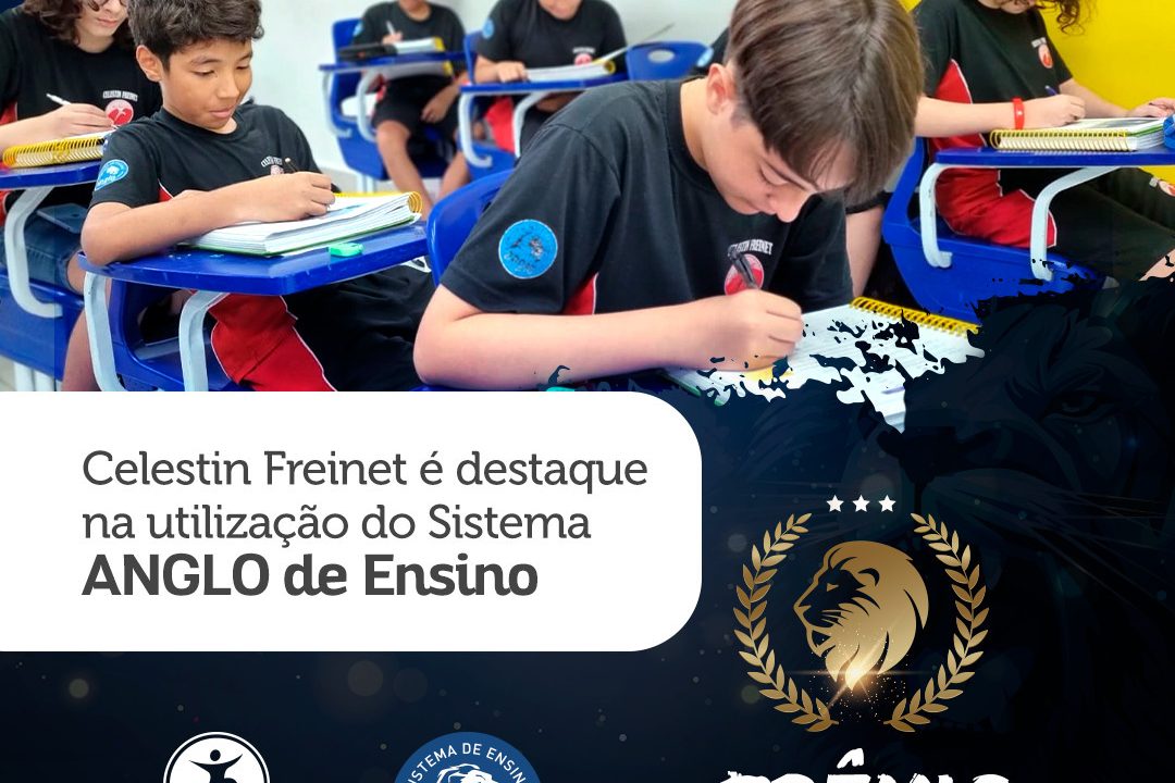 A Escola Celestin Freinet está há 33 anos comprometida com a missão de promover um ensino de qualidade e humanizado, reconhecido com a outorga do Prêmio Leão de Ouro concedido pelo Sistema Anglo de Ensino. Essa premiação em nível nacional é concedida a um seleto grupo de escolas que aplicam com excelência a metodologia de ensino. Nos orgulhamos pelos esforços para oferecer uma experiência pedagógica premiada, estrutura de ponta e uma equipe altamente qualificada.