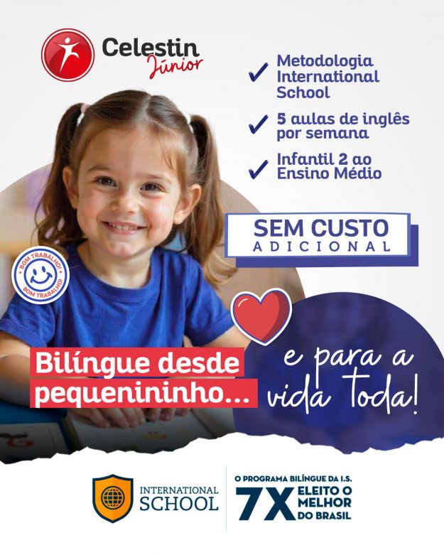 Bilíngue desde pequenininho... e para a vida toda!