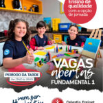 Fundamental 1 no período da tarde – das 13h20 às 18h05 Ensino de qualidade