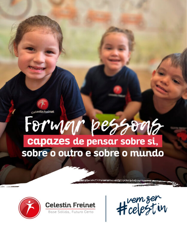 Formar pessoas capazes de pensar sobre si, sobre o outro e sobre o mundo, atuando com sensibilidade, consciência e responsabilidade